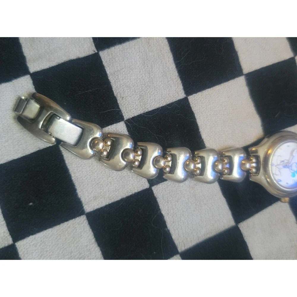 Disney Mickey‎ Mouse Women's Bracelet Watch Silver Tone Dead Battery